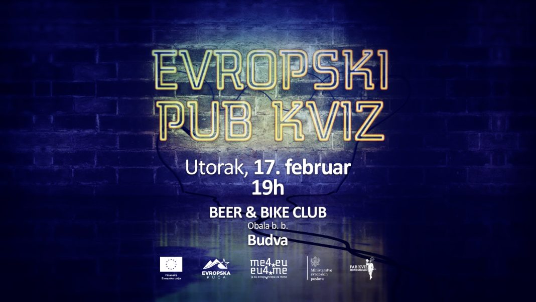 Budva domaćin Evropskog pub kviza – još jedan dan za prijavu Budva domaćin Evropskog pub kviza – još jedan dan za prijavu